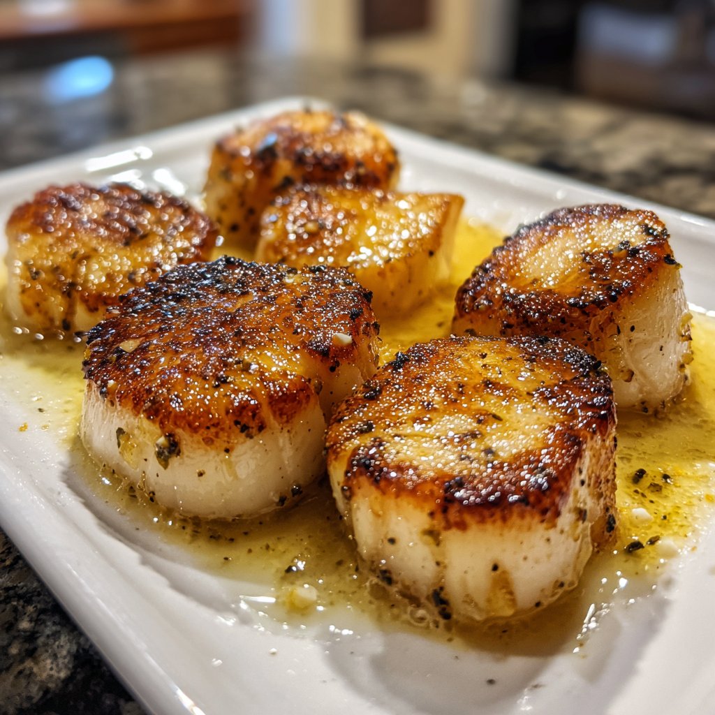 Butter Seared Scallops