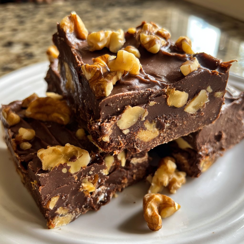 Chocolate Walnut Fudge