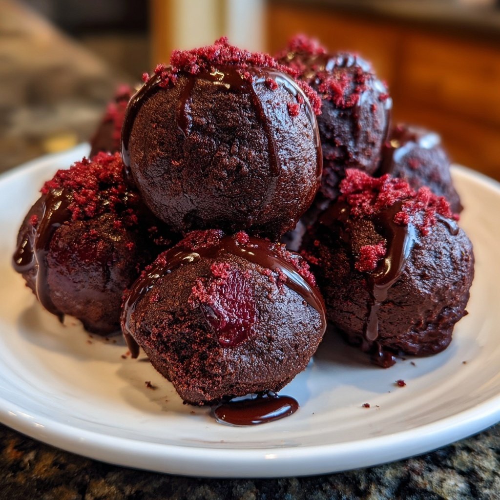Chocolate Raspberry Truffles