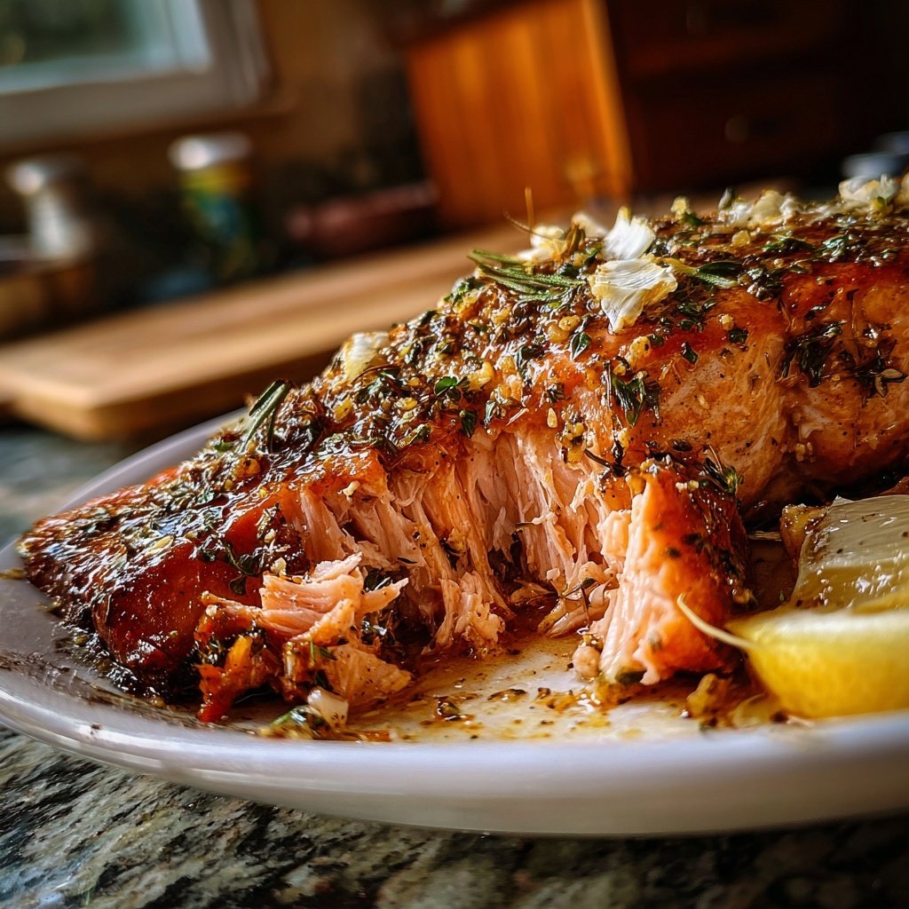 Healthy Dinner Baked Salmon with Veggies