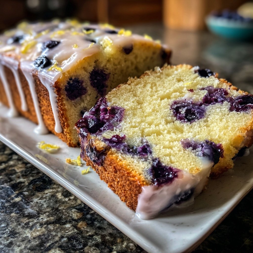 Baking & Desserts Lemon Blueberry Loaf Cake