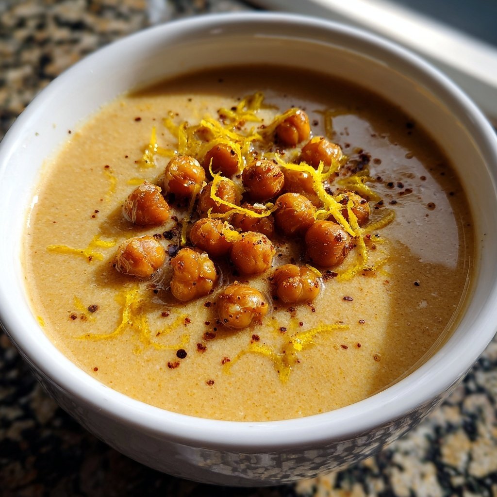 Creamy Lemon Chickpea Soup