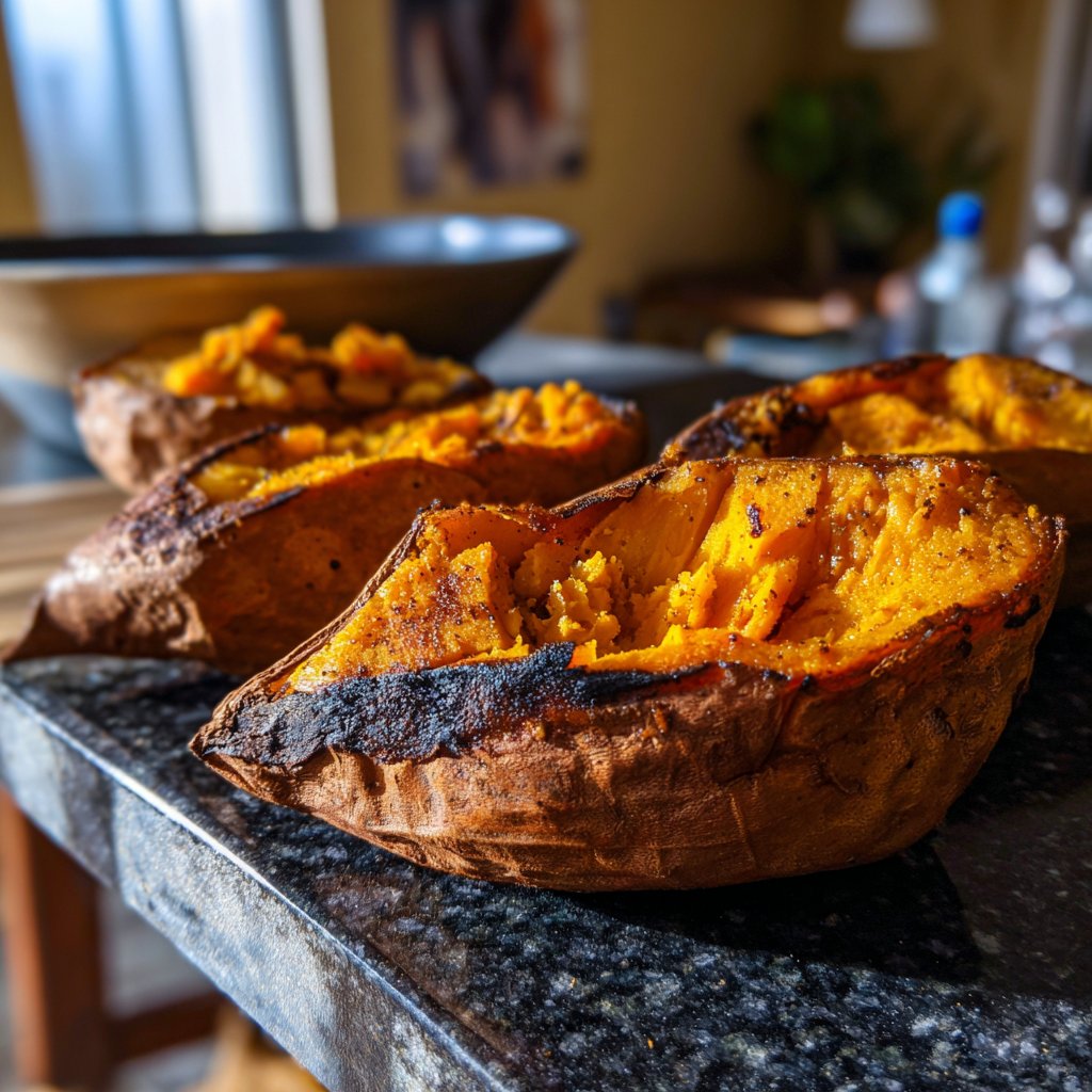 Jamaican Roasted Sweet Potatoes