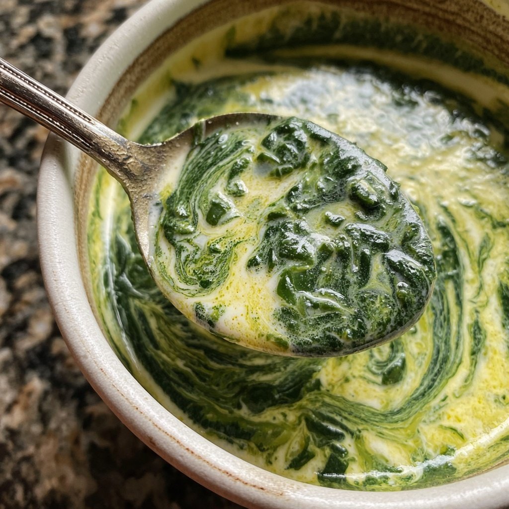 Creamy Lemon Spinach Soup