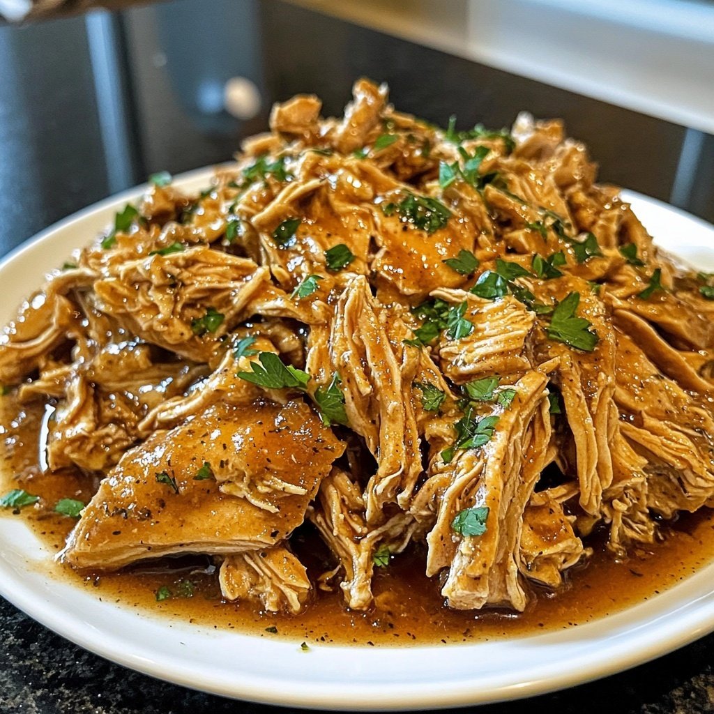 Simple Slow Cooker Shredded Chicken