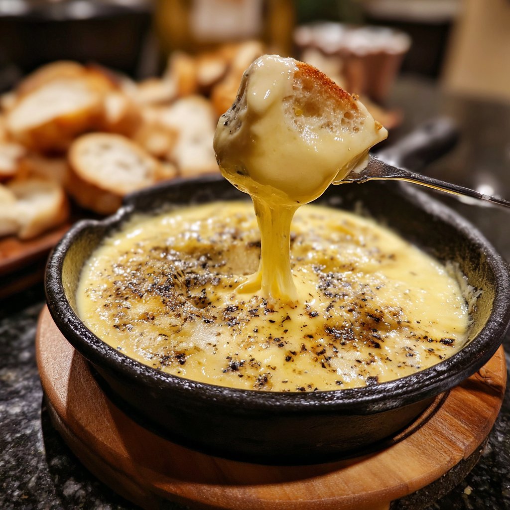 Fondue with Truffle Cheese