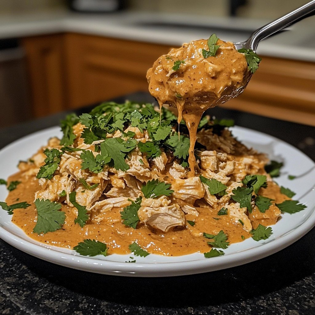 Easy Slow Cooker Chicken Taco Filling