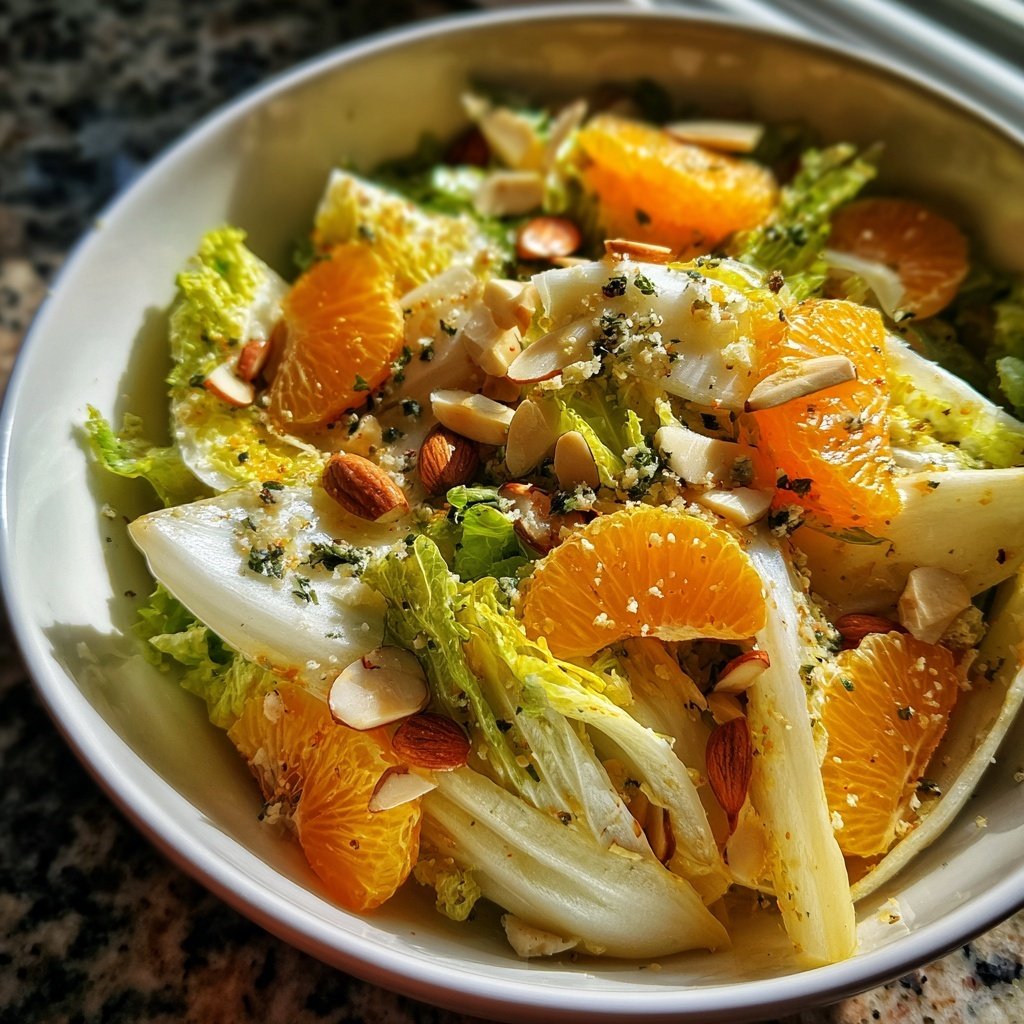 Endive Salad with Orange and Almonds