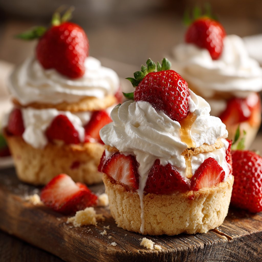 Strawberry Shortcake Cups For Parties