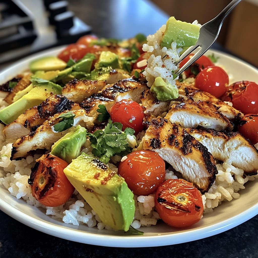 High Protein Rice Bowls