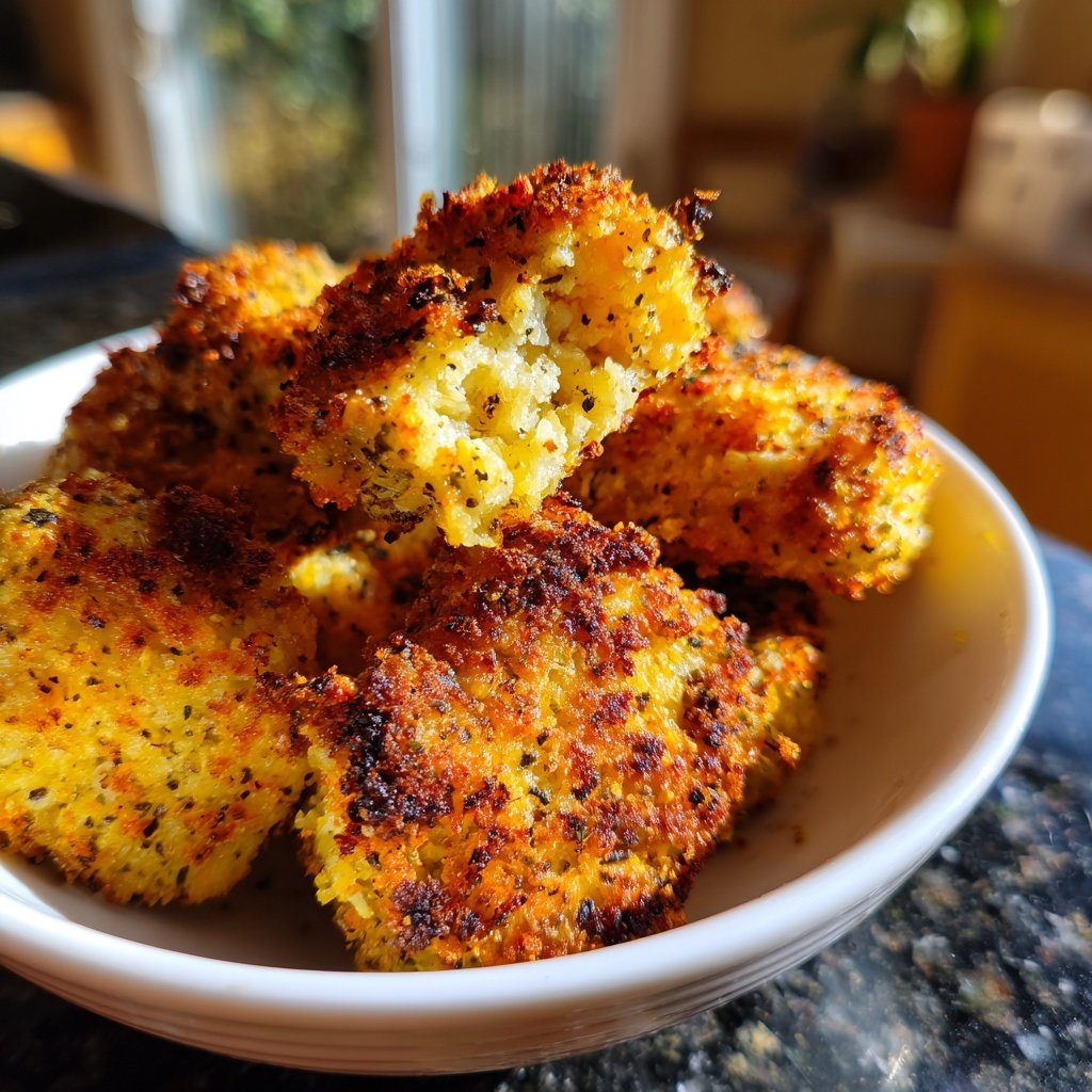 Crispy Polenta Veggie Nuggets