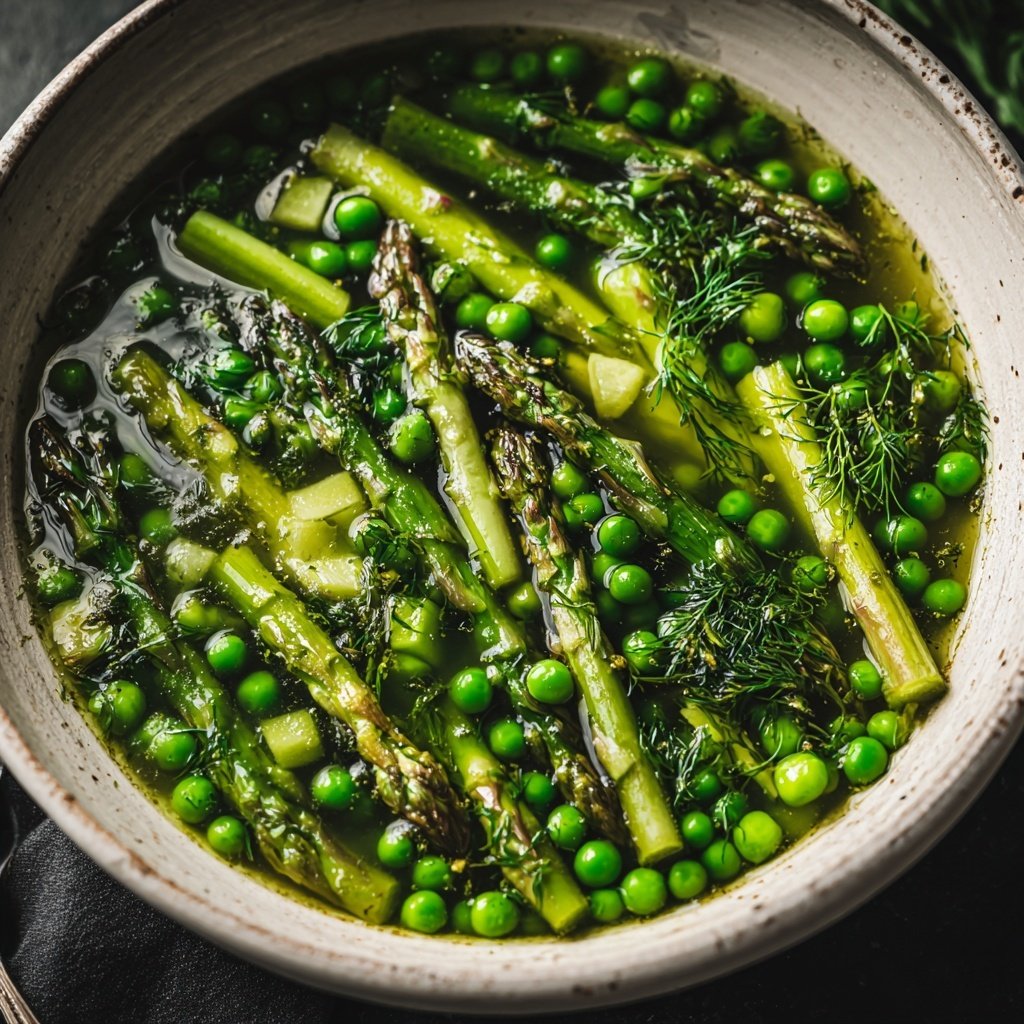 Spring Soup With Asparagus