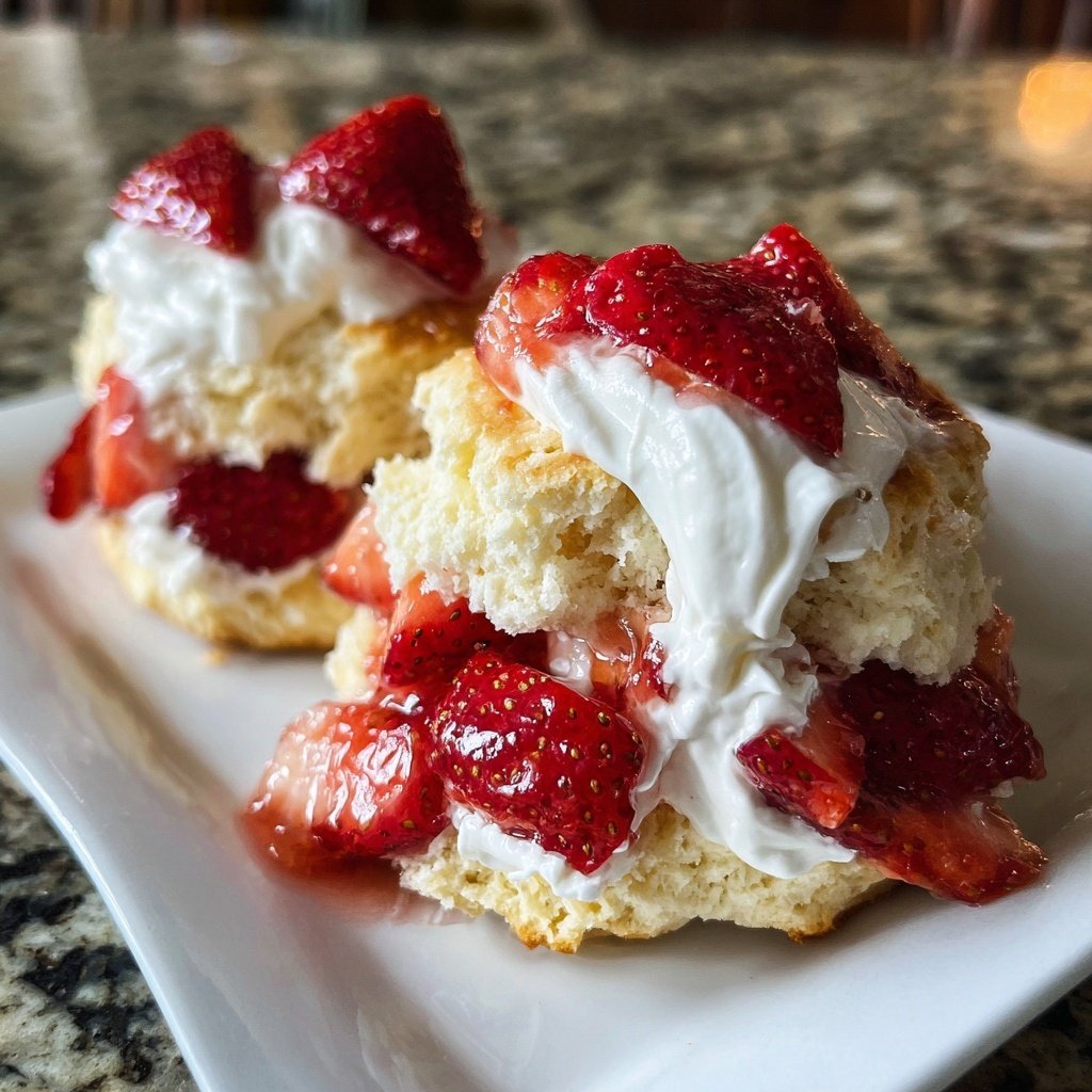 Valentines Treats Strawberry Shortcakes