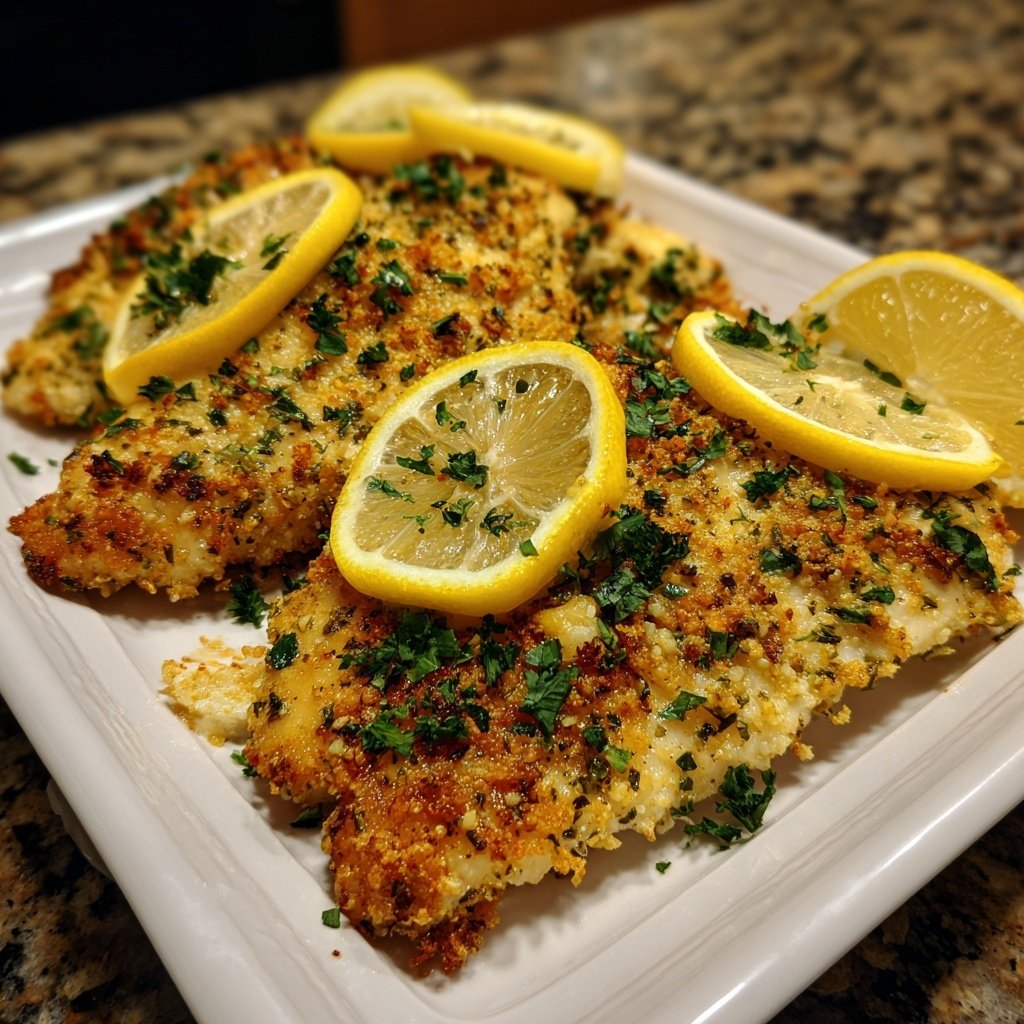 Lemon Herb Baked Tilapia