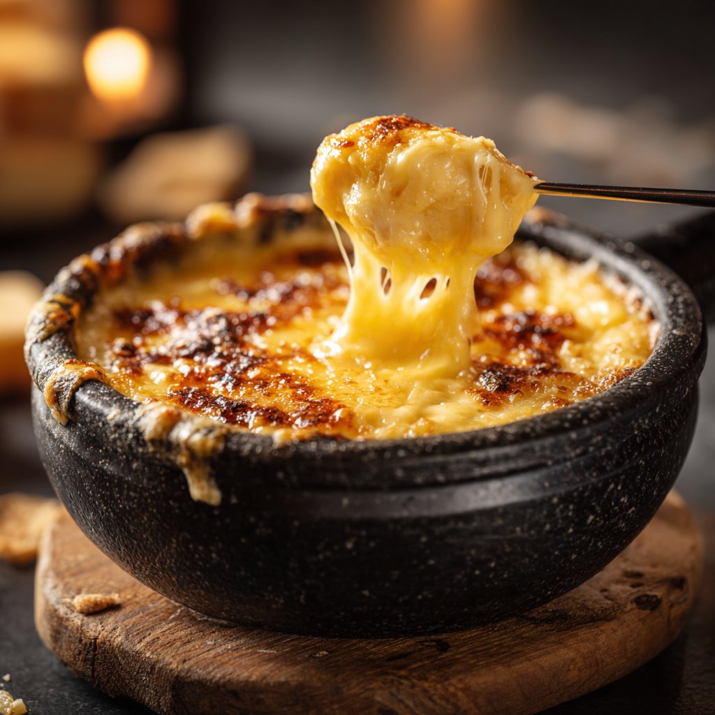 Fondue with Smoked Cheese